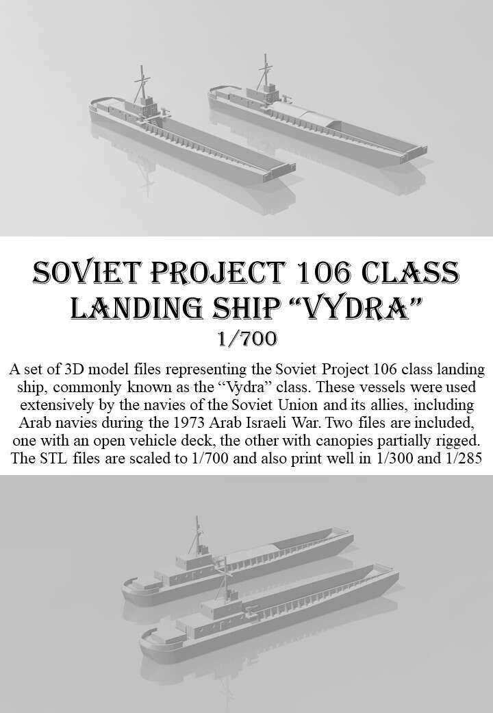 Soviet Vydra Class Landing Ship - Long Face Games | DriveThruRPG