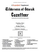 Wilderness of Ordurak Gazetteer