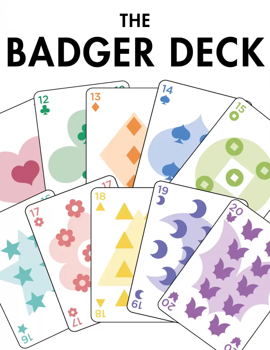 The Badger Deck, 11 to 20 - dennisthebadger | DriveThruCards