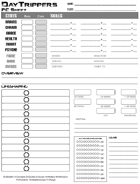 DayTrippers PC Sheet