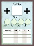 The Face of Battle: German Blank Soldier Card