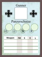 The Face of Battle: German Blank Crew Gunner Card