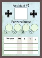 The Face of Battle: German Blank Crew Assistant #2 Card