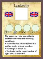The Face of Battle: British Blank Leadership Card