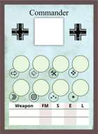 The Face of Battle: German Blank Crew Card Deck #1