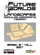 Future Worlds Landscapes:  Basic 2"Hill Set