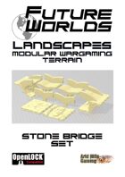 Future Worlds Landscapes:  Stone Bridge Set