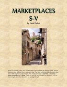 Marketplaces S-V