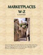 Marketplaces W-Z