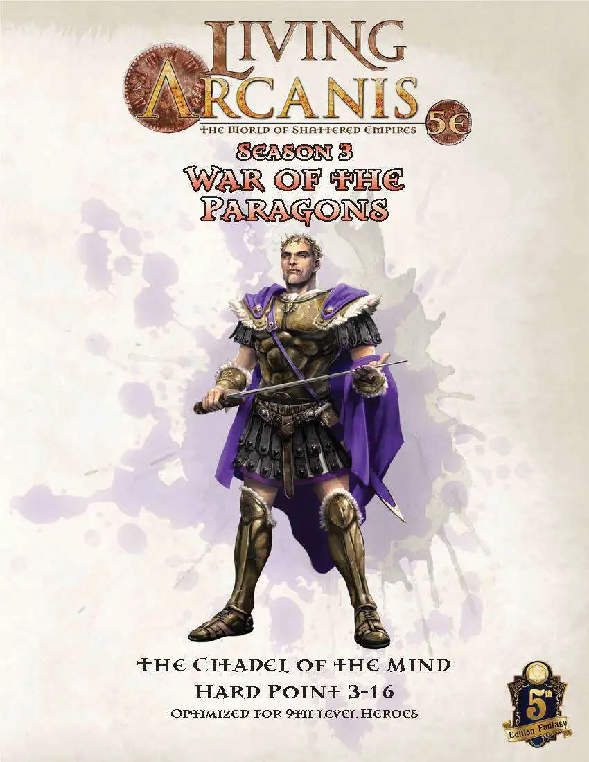Living Arcanis 5E LA-HP3-16 The Citadel of the Mind - Paradigm Concepts,  Inc. | Arcanis5E | Living Arcanis 5E | DriveThruRPG
