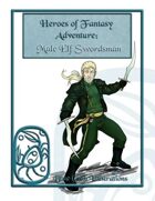 Heroes of Fantasy Adventure: Male Elf Swordsman