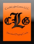 CandleLight Games Poker Cards (Orange)