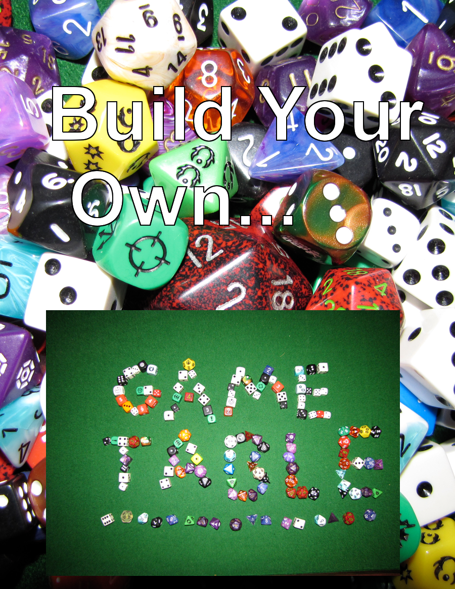 Table Plus Game Pattern Folding Game Table Plans PLUS - Shield Wall Gaming | DriveThruRPG