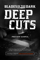 Blades in the Dark: Deep Cuts Preview Sample