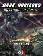 Dark Horizons Mechanized Corps Solo Rules