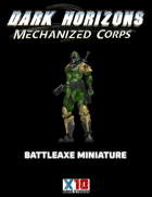 BattleAxe Power Armor Miniature