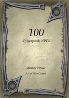 100 Cyberpunk NPCs