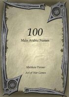 100 Arabic Male Names