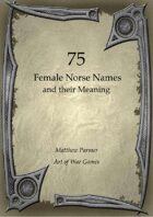 75  Female Norse Names and Their Meaning