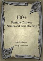100+  Female Chinese Names and Their Meaning