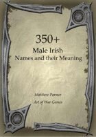 350+  Male Irish Names and Their Meaning