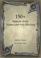 150+  Female Irish Names and Their Meaning