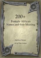200+  Female African Names and Their Meaning