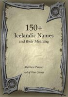 150+  Icelandic Names and Their Meaning