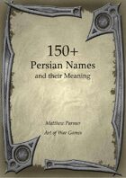 150+  Persian Names and Their Meaning
