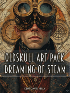 Oldskull Art Pack V - Dreaming of Steam (AI Generated)