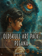 Oldskull Art Pack VI - Pegana (AI Generated)
