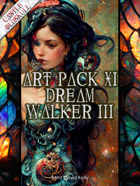 Oldskull Art Pack XI: Dream Walker III (AI Generated)