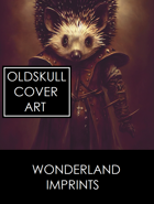 Oldskull Cover Art - DAMOCLES THE HEDGEHOG - RPG Stock Art (AI Generated)