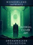 Oldskull Cover Art - THE DREAD GATE - RPG Stock Art (AI Generated)