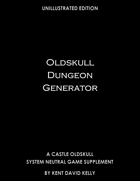 OLDSKULL DUNGEON GENERATOR - Unillustrated Edition