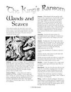 The King's Ransom: Wands and Staves