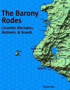 Full Color Map of the Barony of Rodes, Anthavar, Navah