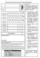 The Code of the Spacelanes - character sheet