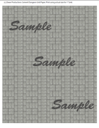 Cement Dungeon 1" Grid Paper
