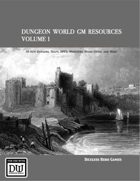 Dungeon World GM Resources Volume 1
