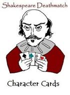Shakespeare Deathmatch Character Cards