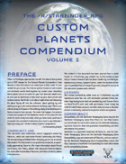 Custom Planets Compendium Volume 1