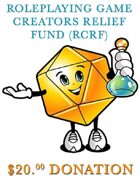 RPG Creators Relief Fund  Donation