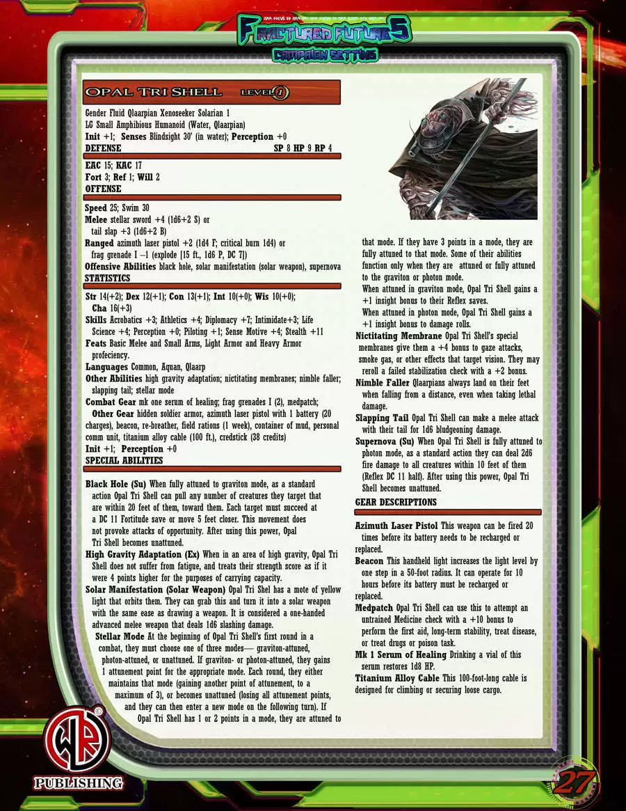 Preview-Future Races PREGEN - Wayward Rogues Publishing | DriveThruRPG