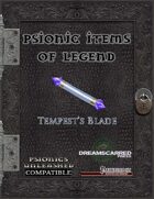 Psionic Items of Legend: Tempest's Blade