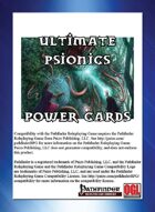 Ultimate Psionics Power Cards