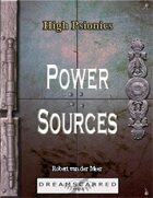 High Psionics: Power Sources
