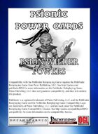 Psionic Power Cards: Psion/Wilder Powers