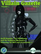 Villain Gazette, Volume 1, Issue 1