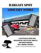 Bargain Spot Grocery Store Battle Map - A Grocery Store Overrun with Zombies